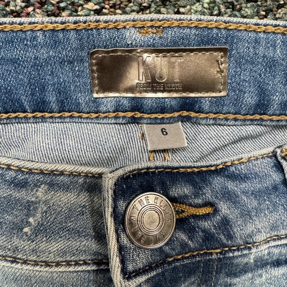 Kut from the Kloth Meg High Rise Wide Leg Jeans Size 6 - Picture 3 of 9